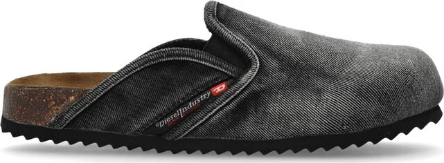 Diesel D-Woodstock Slip-On Denim mules