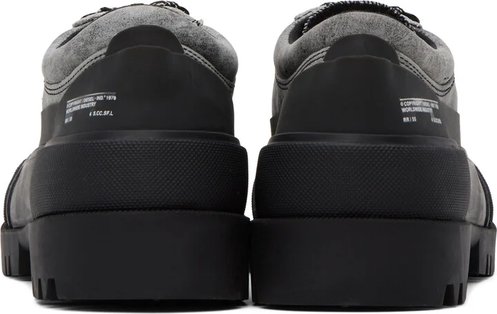 Diesel Gray & Black D-Hiko Sh X Derbys - Image 2