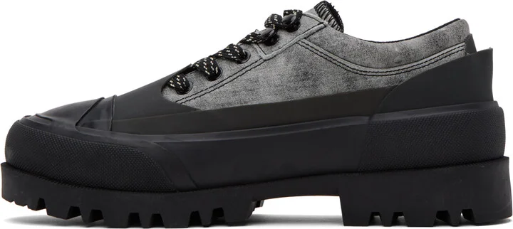 Diesel Gray & Black D-Hiko Sh X Derbys - Image 3
