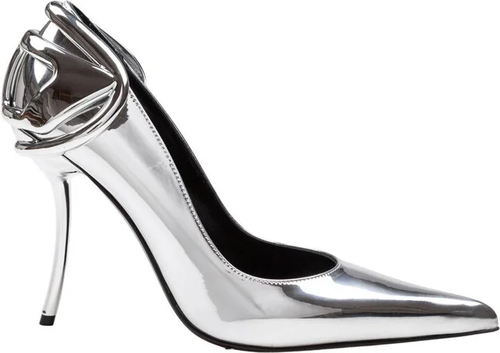 Diesel Metallic Leather Pumps
