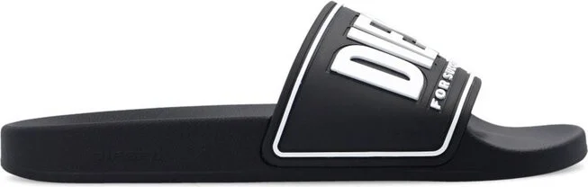 Diesel Sa-Mayemi Cc Logo Embossed Pool Slides
