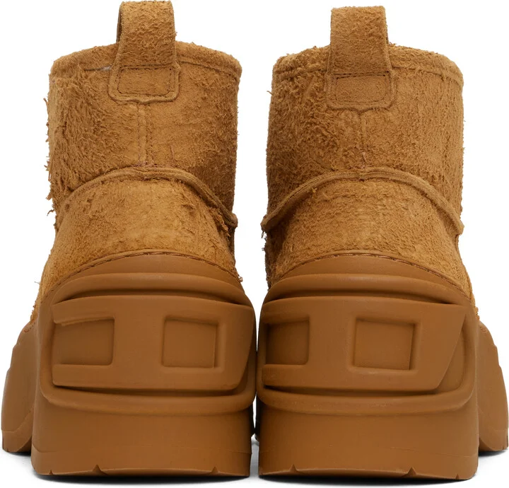Diesel Tan D-Donald Montone Chelsea Boots - Image 2