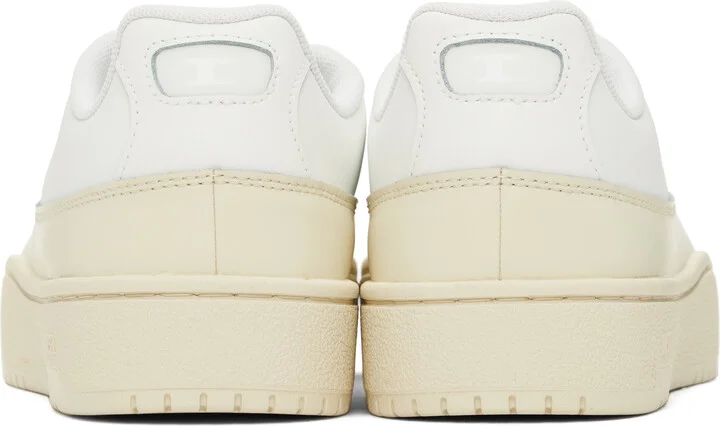 Diesel White & Beige S-Tracker-D Low Sneakers - Image 2