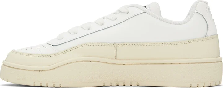 Diesel White & Beige S-Tracker-D Low Sneakers - Image 3
