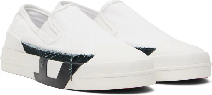 Diesel White S-D-Verse So Sneakers - Image 4