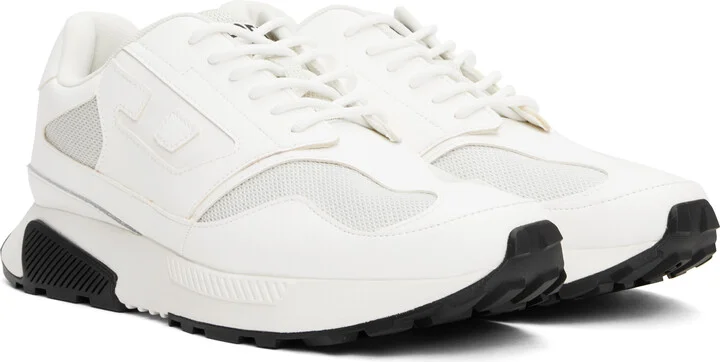 Diesel White S-Tame-D Running Sneakers - Image 4