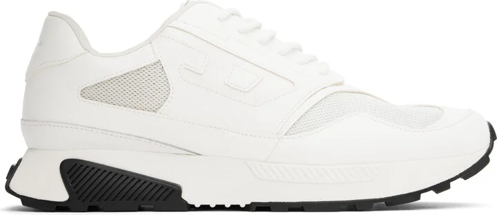 Diesel White S-Tame-D Running Sneakers