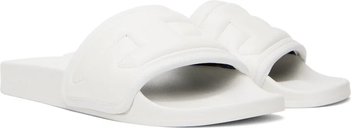 Diesel White Sa-Mayemi Puf Pool Slides - Image 4