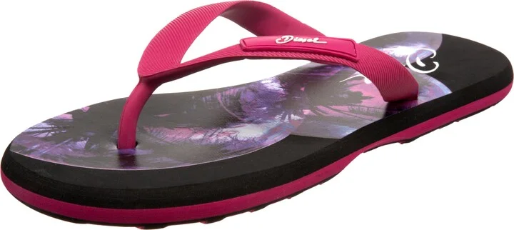 Black/Fuchsia Red