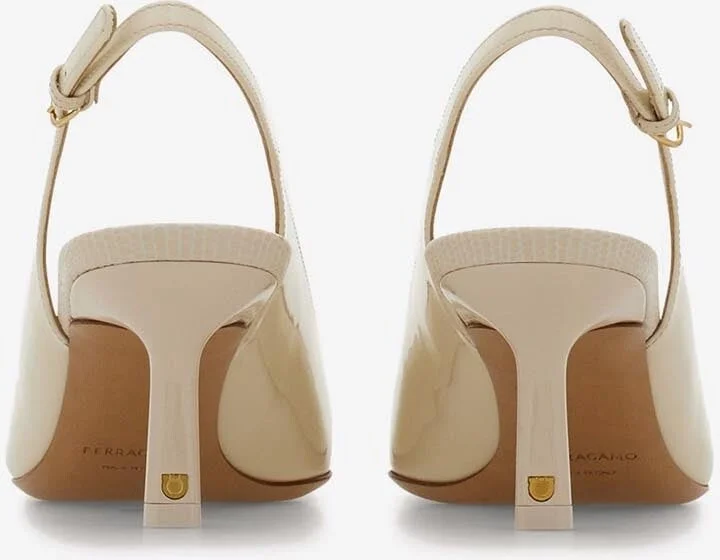 Dilli 55 Vara Buckle Slingback Pumps - Image 3