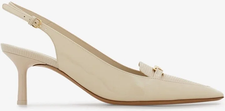 Dilli 55 Vara Buckle Slingback Pumps