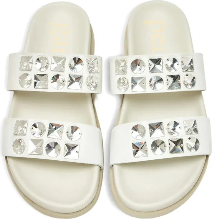 Dily crystal-embellished double-strap sandals - Image 2
