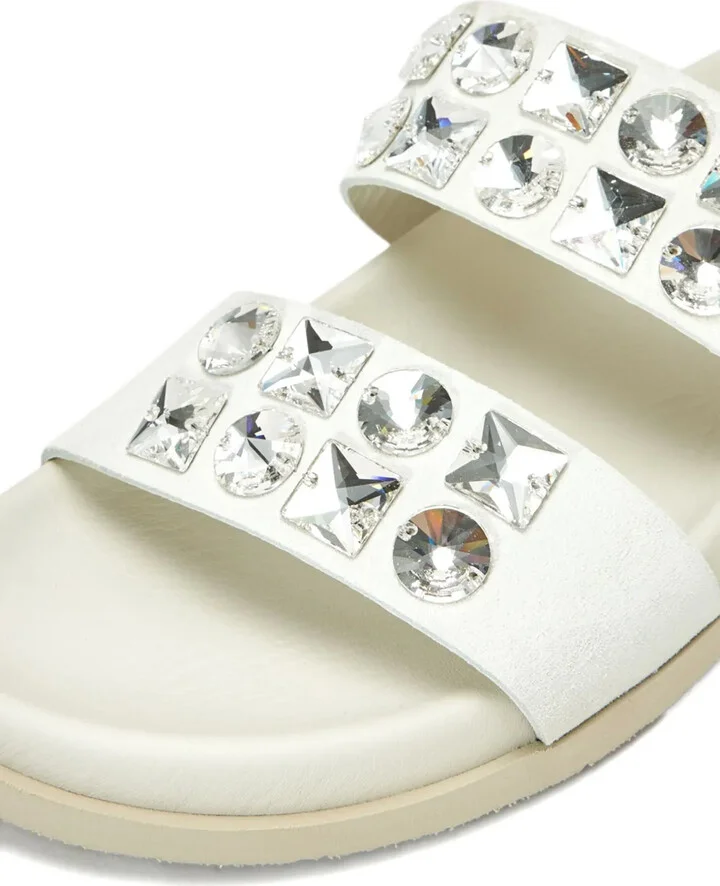 Dily crystal-embellished double-strap sandals - Image 3