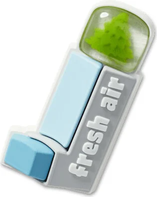 Dimensional Fresh Air Inhaler