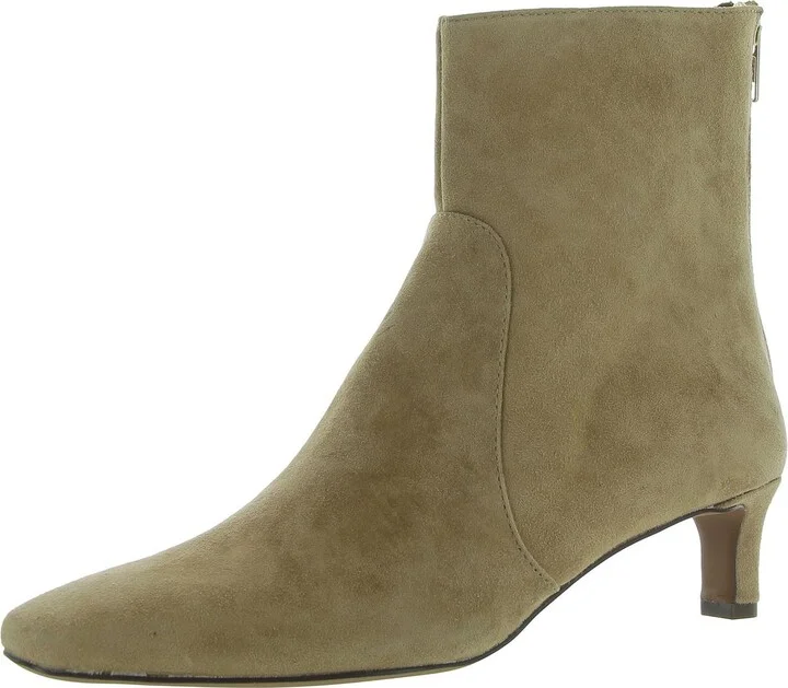 Dimes Kitten Womens Suede Kitten Ankle Boots