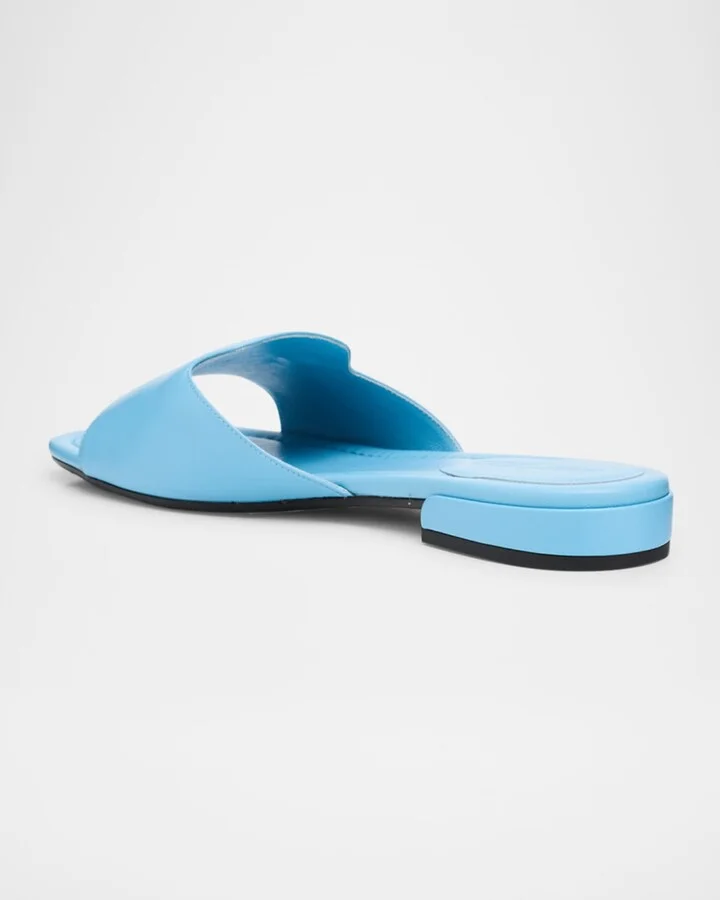 Dina Leather Flat Slide Style - Image 7