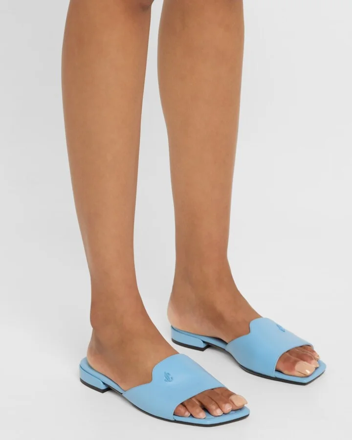 Dina Leather Flat Slide Style - Image 11