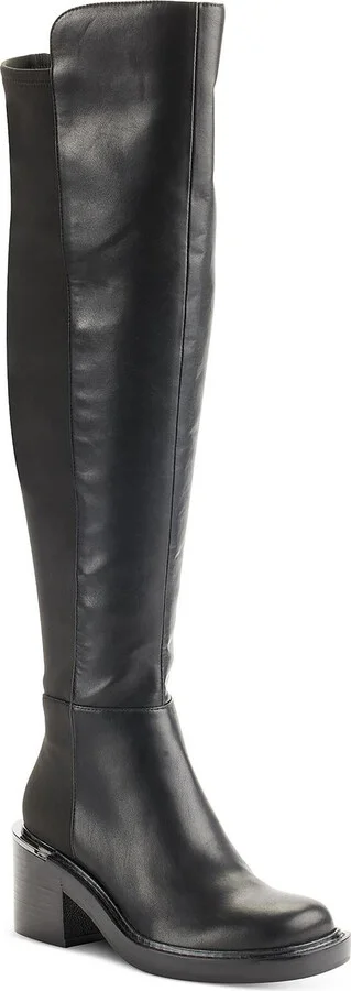 DINA OTK BOOT Womens Faux Leather Pull On Over-The-Knee Boots
