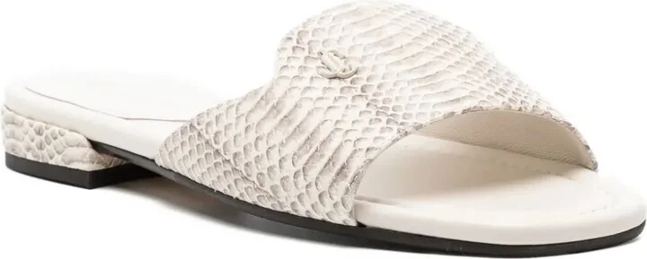 Dina snakeskin-print sandals - Image 2