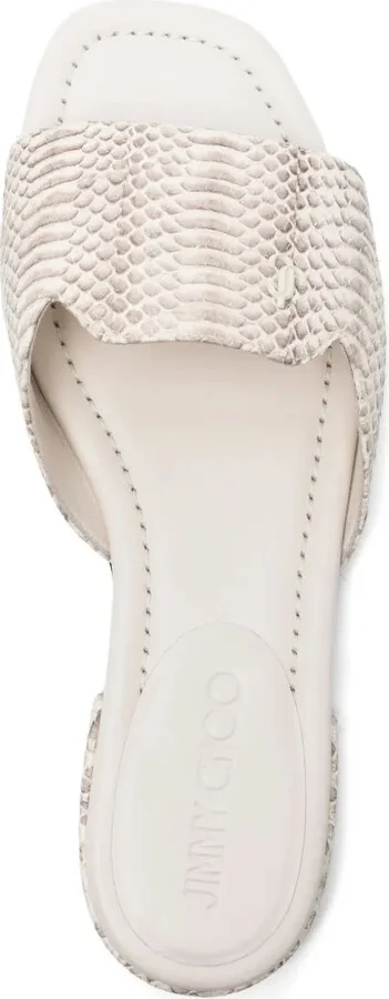 Dina snakeskin-print sandals - Image 4