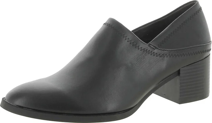 Dina Womens Faux Leather Slip-On Booties