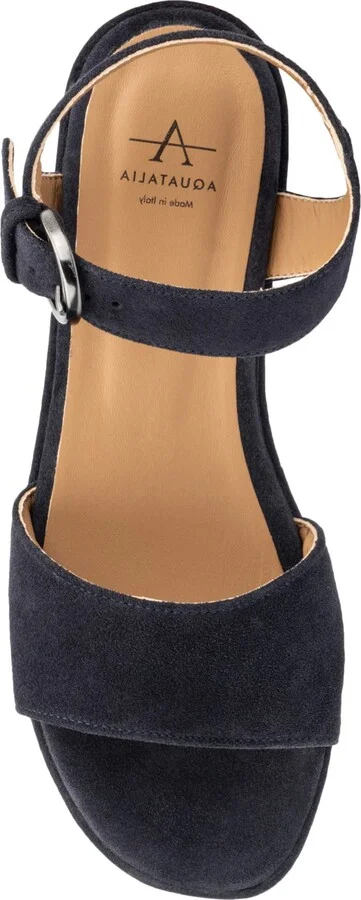 Dinah Water Repellent Ankle Strap Platform Wedge Sandal - Image 4