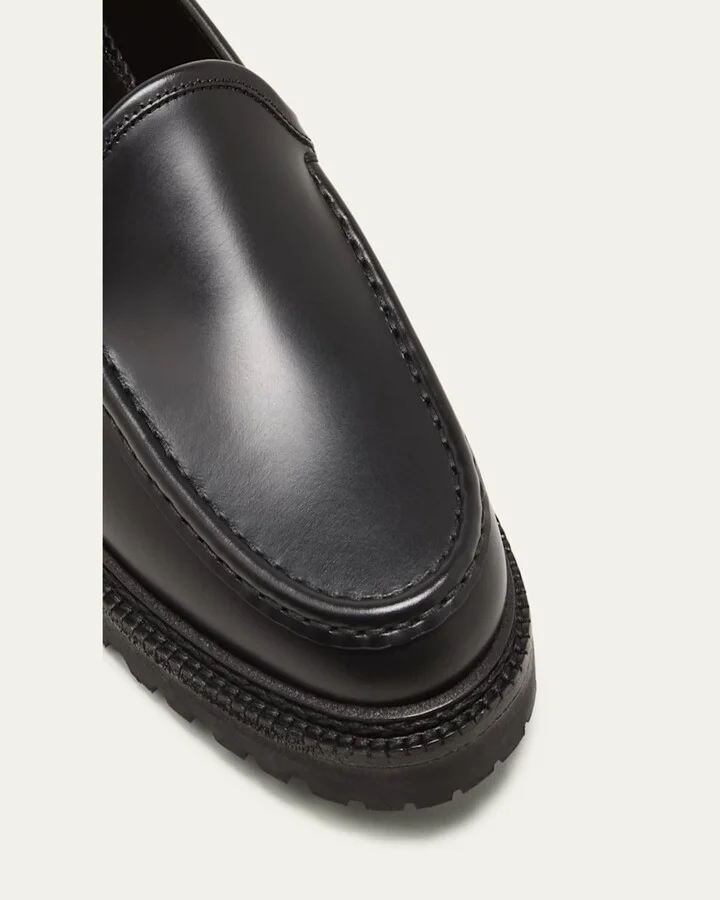 Dineralo Leather Slip-On Loafers - Image 2