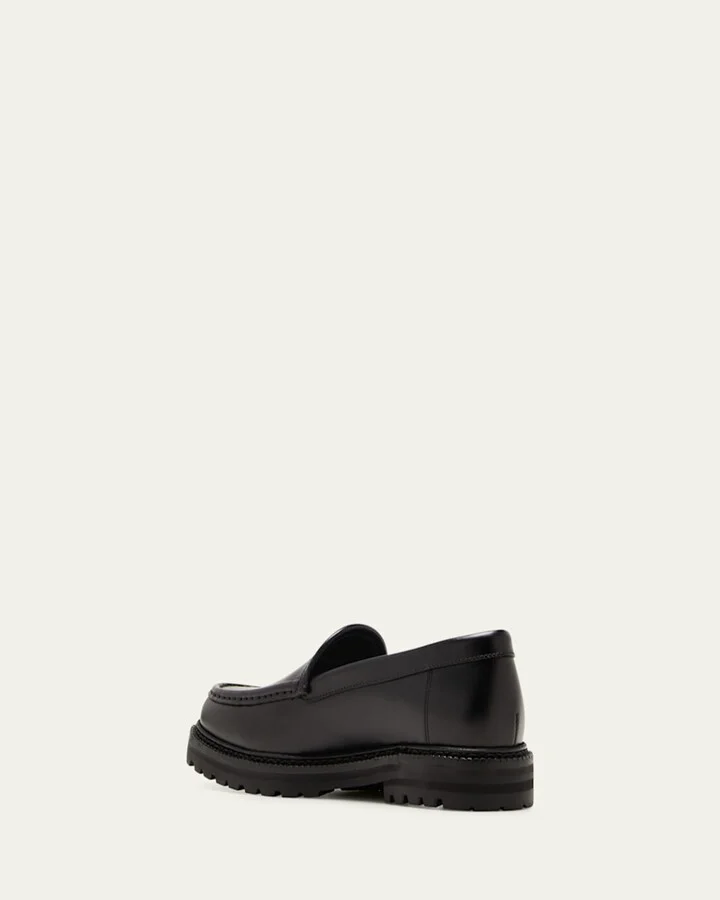 Dineralo Leather Slip-On Loafers - Image 4