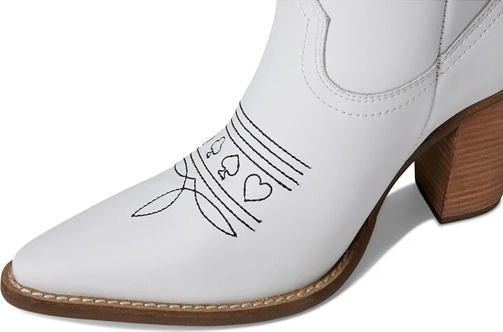 Dingo Ace Of Spades Cowboy Women's Boots White : 8.5 B - Medium, Leather - Image 2