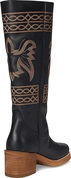 Dingo Avalon Cowboy Women's Boots Black : 8 B - Medium, Leather - Image 4