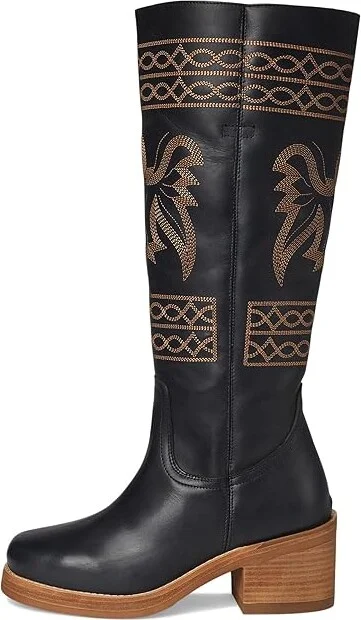 Dingo Avalon Cowboy Women's Boots Black : 8 B - Medium, Leather - Image 6