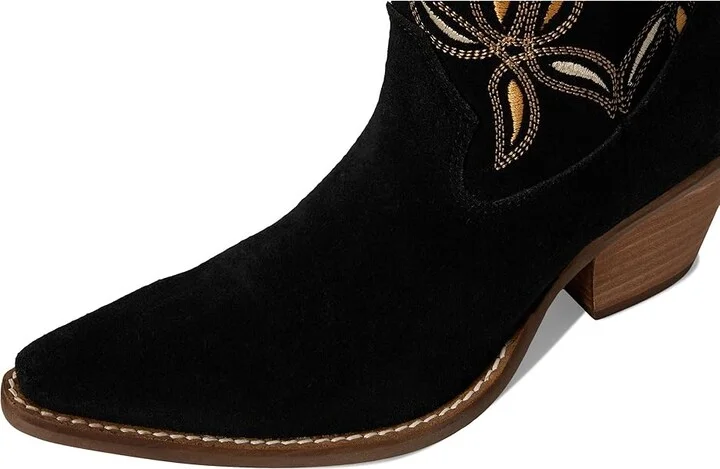 Dingo Bandelera Leather Boot Women's Boots Black : 6.5 B - Medium - Image 2