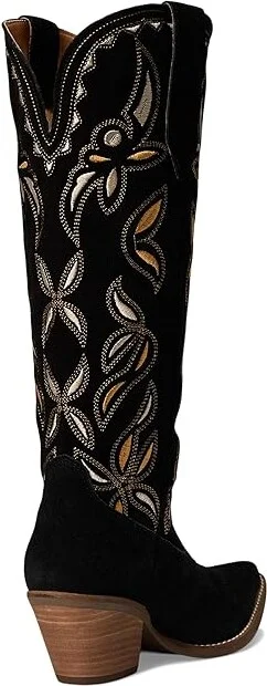 Dingo Bandelera Leather Boot Women's Boots Black : 6.5 B - Medium - Image 4