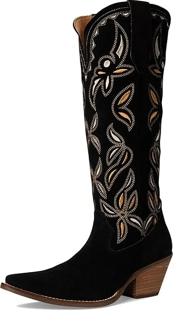 Dingo Bandelera Leather Boot Women's Boots Black : 6.5 B - Medium - Image 5