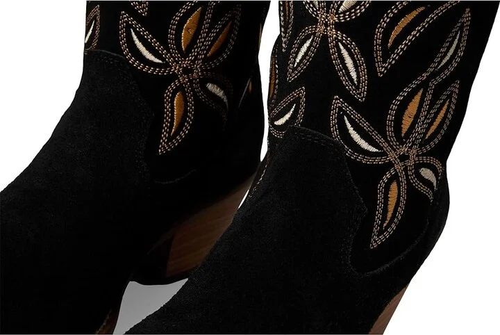 Dingo Bandelera Leather Boot Women's Boots Black : 6.5 B - Medium - Image 7