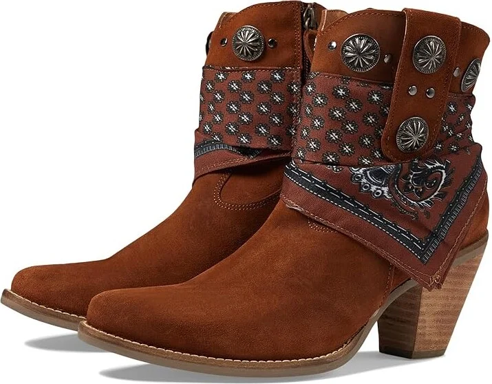 Dingo Bandida Women's Boots Brown : 11 B - Medium, Leather