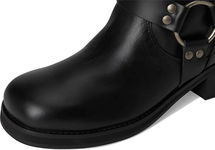 Dingo Blacklist Leather Boot Women's Boots Black : 7 B - Medium, Leather/Rubber/Suede - Image 2