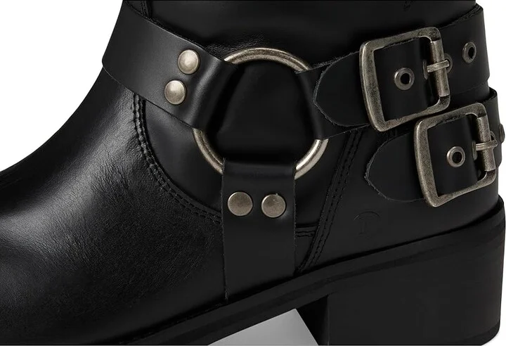 Dingo Blacklist Leather Boot Women's Boots Black : 7 B - Medium, Leather/Rubber/Suede - Image 7
