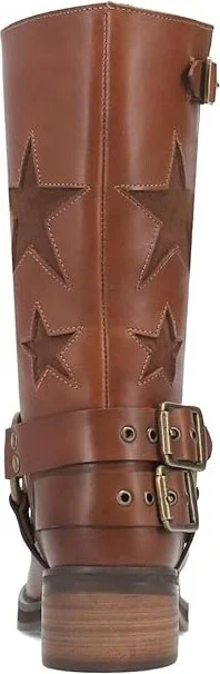 Dingo Blacklist Leather Boot Women's Boots Black : 7 B - Medium, Leather/Rubber/Suede - Image 10