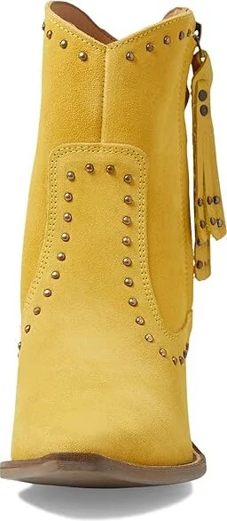 Dingo Classy N' Sassy Women's Shoes Yellow Suede : 8.5 B - Medium - Image 2