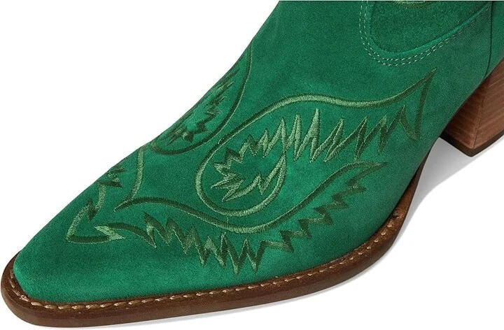 Dingo Evita Cowboy Women's Boots Green : 8.5 B - Medium, Leather/Suede - Image 2