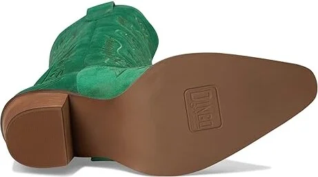 Dingo Evita Cowboy Women's Boots Green : 8.5 B - Medium, Leather/Suede - Image 3