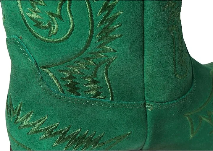 Dingo Evita Cowboy Women's Boots Green : 8.5 B - Medium, Leather/Suede - Image 7