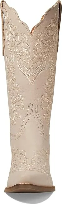 Dingo Flirty N' Fun Women's Boots White : 6.5 B - Medium, Leather - Image 2