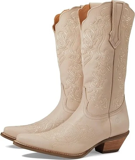 Dingo Flirty N' Fun Women's Boots White : 6.5 B - Medium, Leather