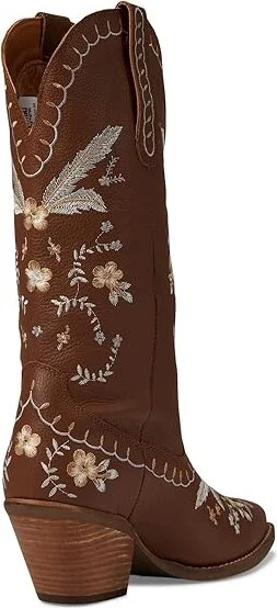 Dingo Full Bloom Women's Shoes Brown : 9.5 B - Medium, Leather - Image 4