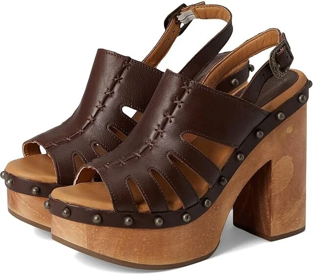 Dingo Gema Women's Dress Sandals Brown : 9 B - Medium, Leather