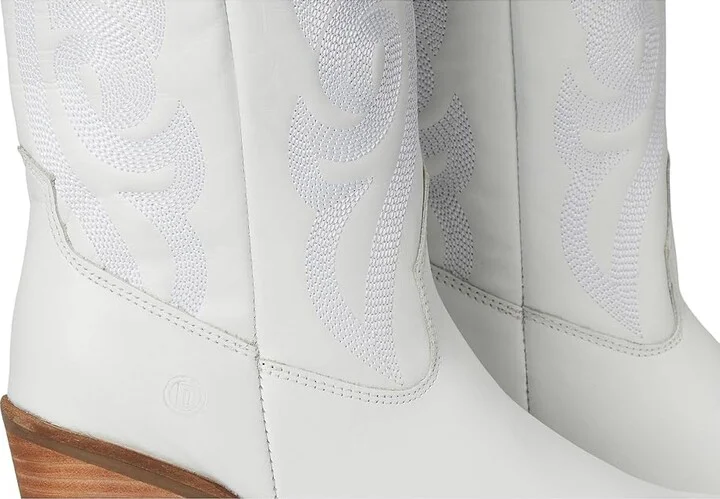 Dingo Hensley Cowboy Women's Boots White : 8.5 B - Medium, Leather - Image 7