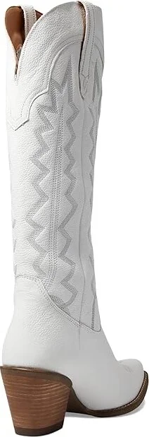 Dingo High Cotton Women's Shoes White : 6 B - Medium, Leather - Image 4