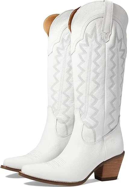Dingo High Cotton Women's Shoes White : 6 B - Medium, Leather